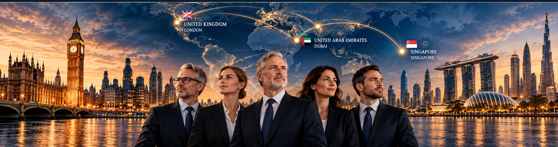British Business Academy international research community: London, Dubai and Singapore linked through an academic network
